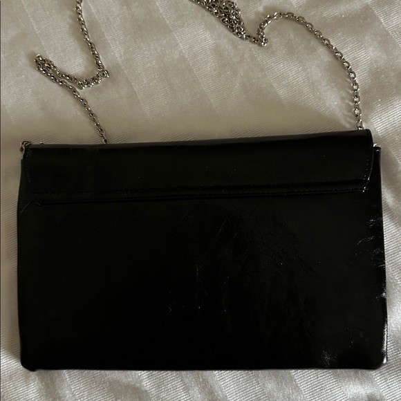 INC Black Envelope Clutch Purse - Picture 4 of 4